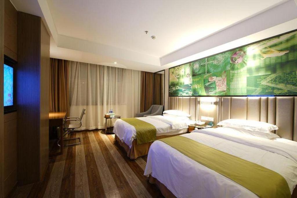 Greentree Inn Fujian Fuzhou Software Park River View Business Hotel Bagian luar foto