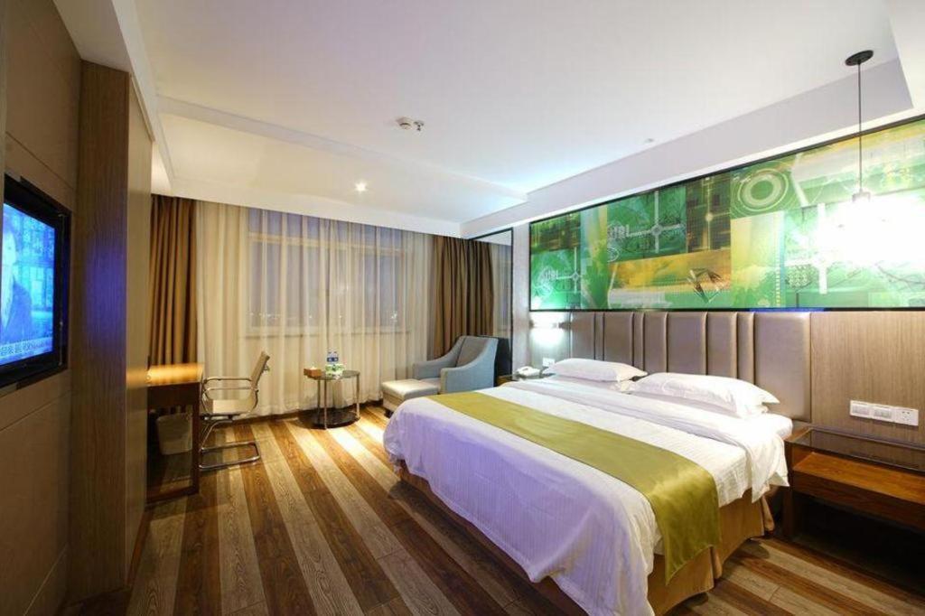 Greentree Inn Fujian Fuzhou Software Park River View Business Hotel Bagian luar foto